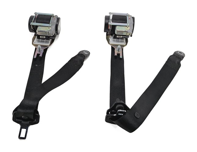 Thumbnail 3: 2016 MERCEDES GL63 (X166) REAR 2ND ROW SEAT SEATBELT RETRACTOR SET/2 (Black)
