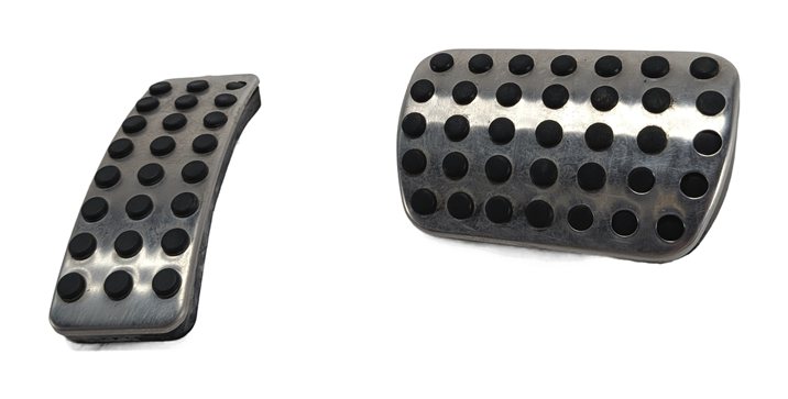 2016 MERCEDES GL63 (X166) AMG ACCELERATOR GAS BRAKE PEDAL PAD COVER SET/2