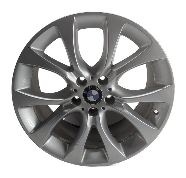 Thumbnail 2: 2014-2018 BMW X5 (F15) 19X9 STYLE 450 5 WIDE V SPOKE SILVER ALLOY WHEEL RIM OEM