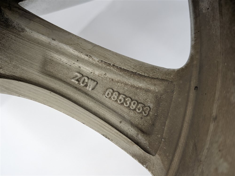 Thumbnail 8: 2014-2018 BMW X5 (F15) 19X9 STYLE 450 5 WIDE V SPOKE SILVER ALLOY WHEEL RIM OEM