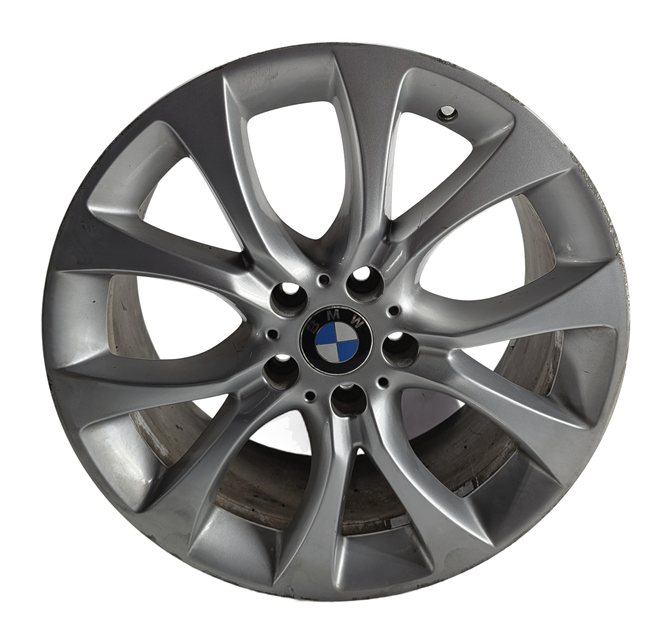 Thumbnail 2: 2014-2018 BMW X5 (F15) 19X9 STYLE 450 5 WIDE V SPOKE SILVER ALLOY WHEEL RIM OEM