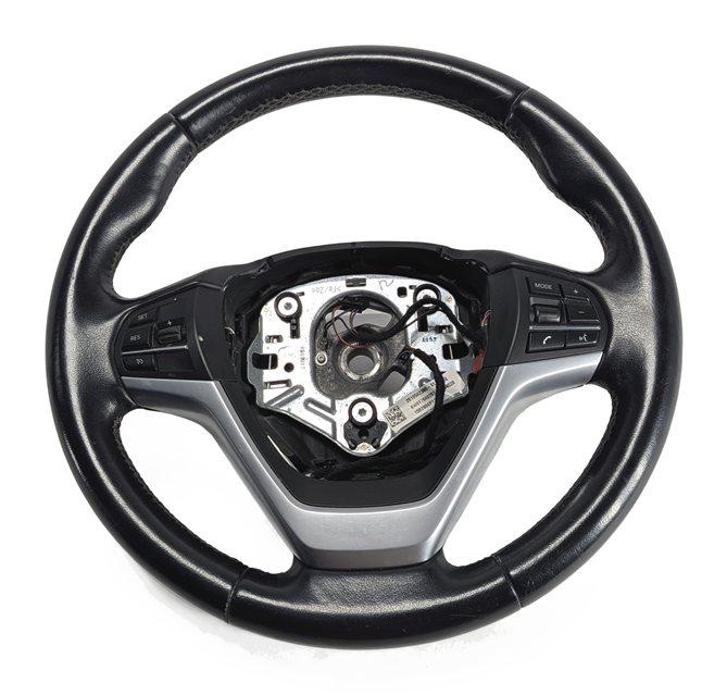 Thumbnail 2: 2014-2018 BMW X5 X6 F15 F16 DRIVER SPORT HEATED STEERING WHEEL w/PADDLES (Black)
