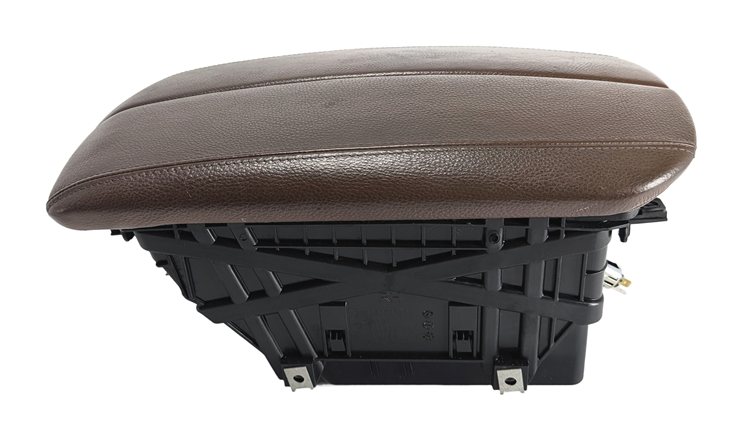 Thumbnail 4: 14-19 BMW X5 X6 F15 F16 FRONT CENTER CONSOLE ARM REST COMPARTMENT (Terra)