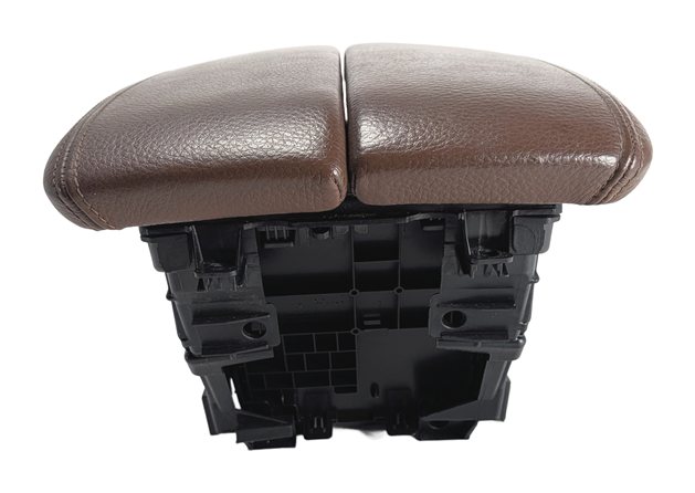 Thumbnail 5: 14-19 BMW X5 X6 F15 F16 FRONT CENTER CONSOLE ARM REST COMPARTMENT (Terra)