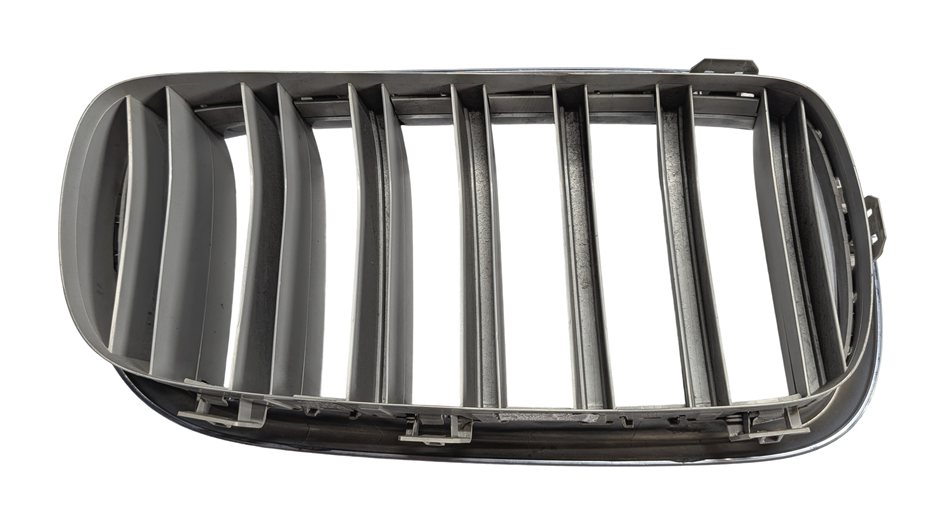 Thumbnail 5: 14-18 BMW X5 (F15) FRONT KIDNEY GRILLE SET/2 (w/o NIGHT VISION) CHROME/ALUMINUM