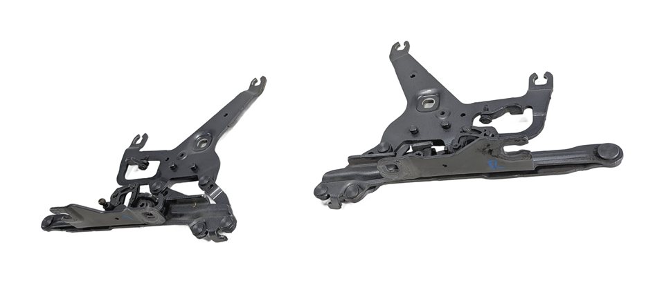 2014-2019 BMW X5 X6 (F15 F16) LEFT & RIGHT HOOD HINGE SET (Grey)