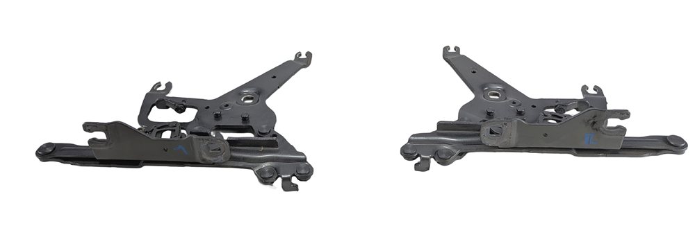 Thumbnail 2: 2014-2019 BMW X5 X6 (F15 F16) LEFT & RIGHT HOOD HINGE SET (Grey)