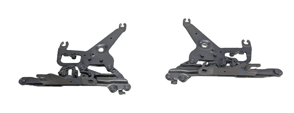 Thumbnail 3: 2014-2019 BMW X5 X6 (F15 F16) LEFT & RIGHT HOOD HINGE SET (Grey)