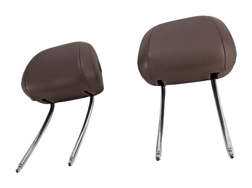 2014-2018 BMW X5 (F15) FRONT SEAT HEADREST HEAD REST SET/2 LEATHER (Terra)