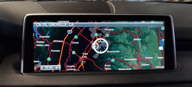 14-16 BMW X5 X6 X5M X6M (F15 F16 F85 F86) GPS NAVIGATION DISPLAY SCREEN 10.25"