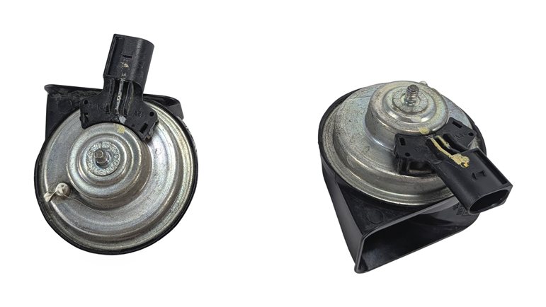 Thumbnail 4: 2013-2019 BMW X5 X6 (E70 F15 F16) HIGH & LOW TONE HORN SET-2
