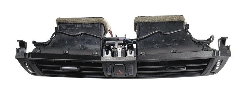 Thumbnail 3: 2016 BMW X5 (F15) FRONT CENTER DASH HEAT AIR AC VENT w/ HAZARD SWITCH (Black)