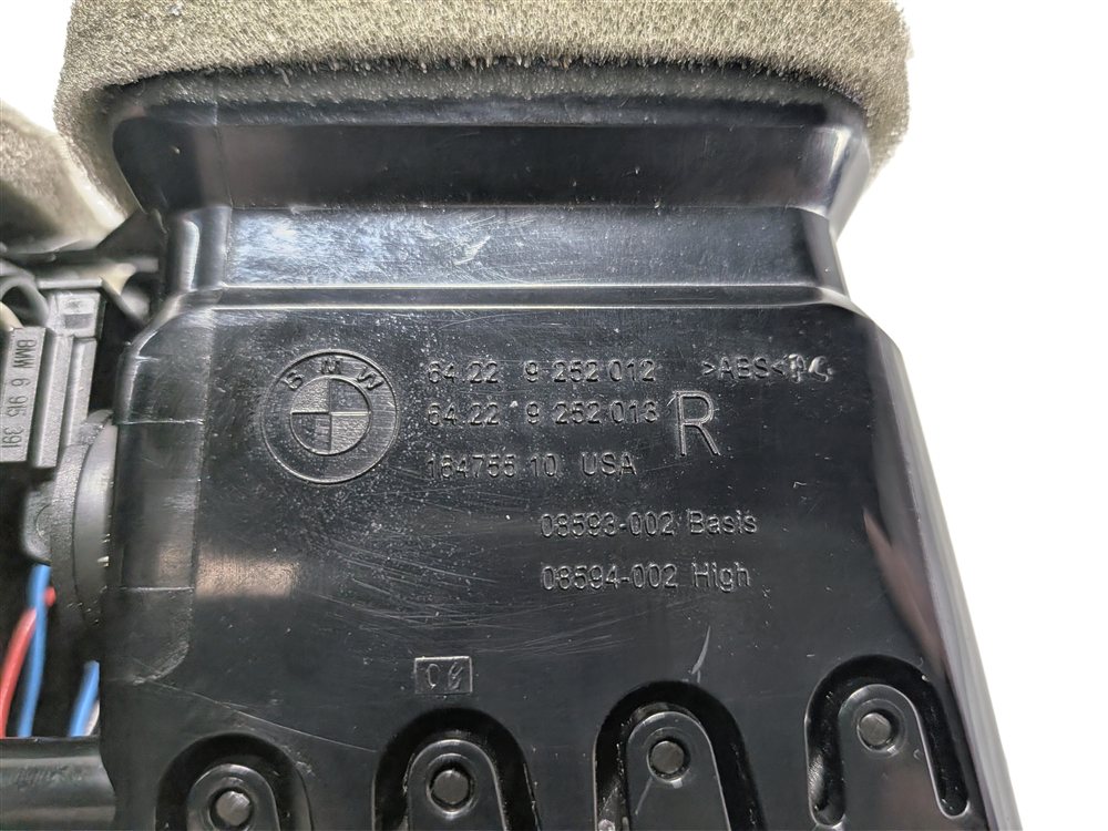 Thumbnail 6: 2016 BMW X5 (F15) REAR CENTER CONSOLE BACK SEAT HEAT AIR AC VENT (Black)