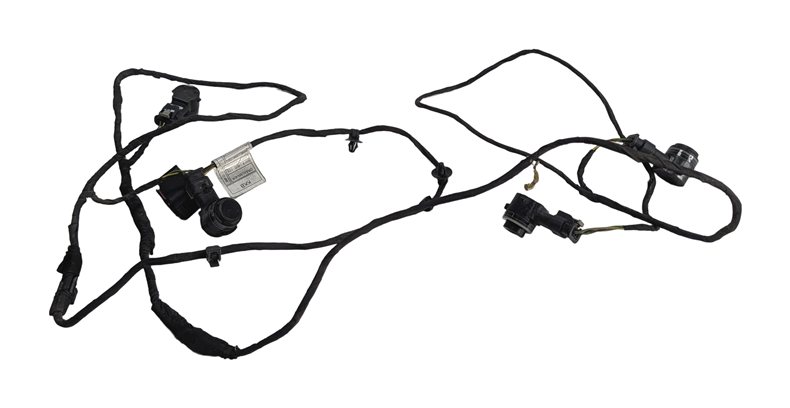 Thumbnail 2: 2016 BMW X5 (F15) FRONT PARK ASSIST PDC DISTANCE SENSOR SET/4 w/ HARNESS (Grey)