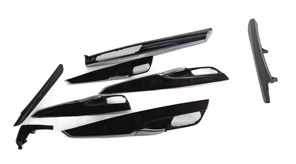 2016 BMW X5 (F15) INTERIOR DASH DOOR PANEL TRIM SET (Poplar)