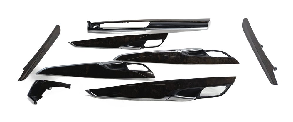 Thumbnail 3: 2016 BMW X5 (F15) INTERIOR DASH DOOR PANEL TRIM SET (Poplar)