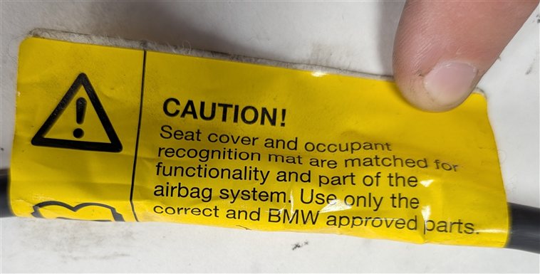 Thumbnail 11: 2016 BMW X5 (F15) FRONT RIGHT PASSENGER SEAT BOTTOM CUSHION HEATED (Terra)