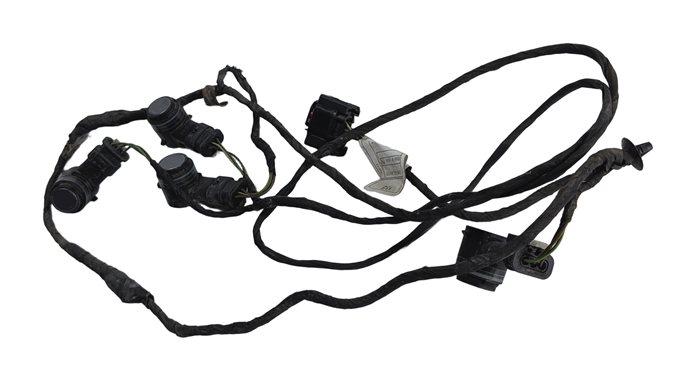 2016 BMW X5 (F15) REAR PARK ASSIST PDC DISTANCE SENSOR SET/4 w/HARNESS (Grey)