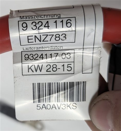 Thumbnail 7: 2016 BMW X5 (F15) 2.0L POSITIVE BATTERY CABLE WIRE w/SAFETY TERMINAL