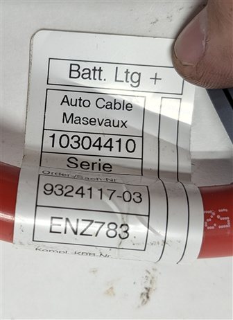 Thumbnail 8: 2016 BMW X5 (F15) 2.0L POSITIVE BATTERY CABLE WIRE w/SAFETY TERMINAL