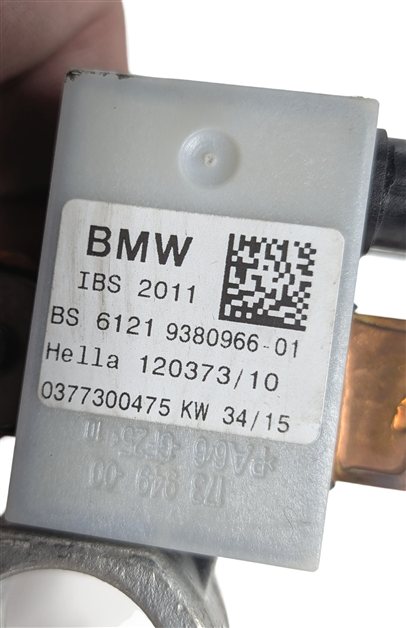 Thumbnail 4: 2016 BMW X5 (F15) 2.0L NEGATIVE GROUND BATTERY CABLE w/IBS SENSOR