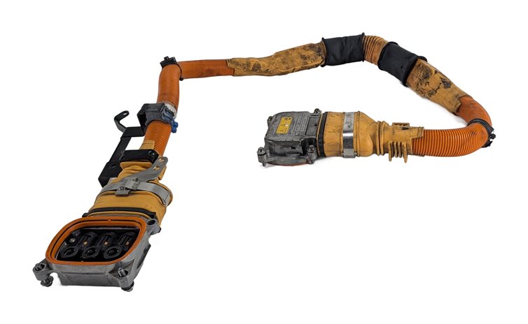 Thumbnail 2: 2016 BMW X5 (F15) HYBRID HIGH VOLTAGE BATTERY CABLE w/PYROTECHNIC DISCONNECT