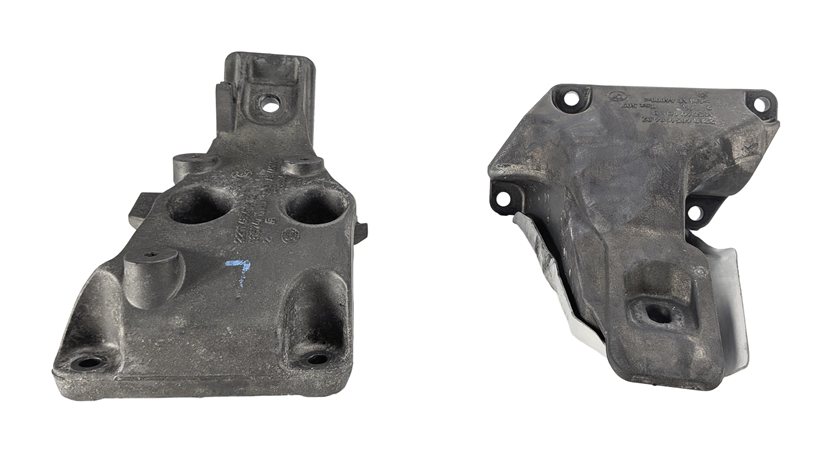 Thumbnail 2: 16 BMW X5 (F15) 2.0L HYBRID (N20B20A) ENGINE MOTOR MOUNT SUPPORT BRACKET SET/2