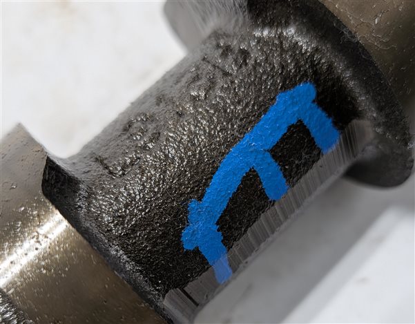 Thumbnail 10: 10-13 LR4 RANGE ROVER SPORT L320 5.0L N/A LEFT CYLINDER HEAD EXHAUST CAMSHAFT