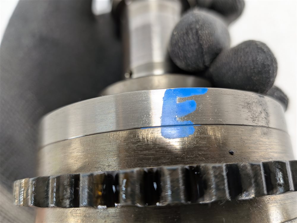Thumbnail 4: 10-13 LR4 RANGE ROVER SPORT L320 5.0L N/A LEFT CYLINDER HEAD EXHAUST CAMSHAFT
