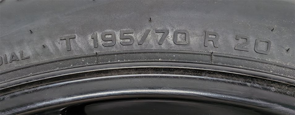 Thumbnail 7: 2013-2021 DISCOVERY RANGE ROVER SPORT (L405 L462 L494) 20x6 SPARE TIRE WHEEL RIM