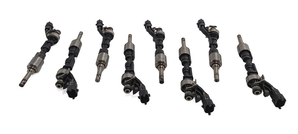 Thumbnail 2: 2010-2017 RANGE ROVER SPORT (L320 L322) JAGUAR XF XJ XK 5.0L FUEL INJECTOR SET 8