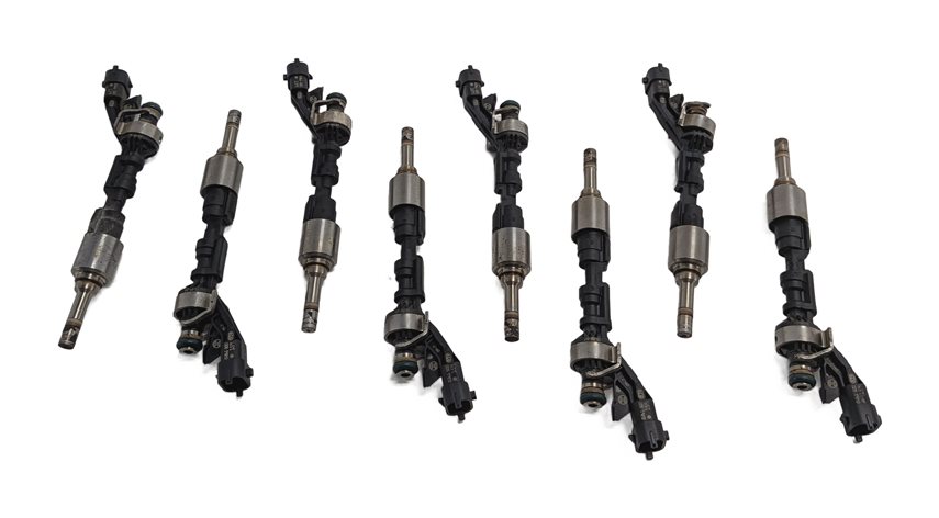 Thumbnail 3: 2010-2017 RANGE ROVER SPORT (L320 L322) JAGUAR XF XJ XK 5.0L FUEL INJECTOR SET 8