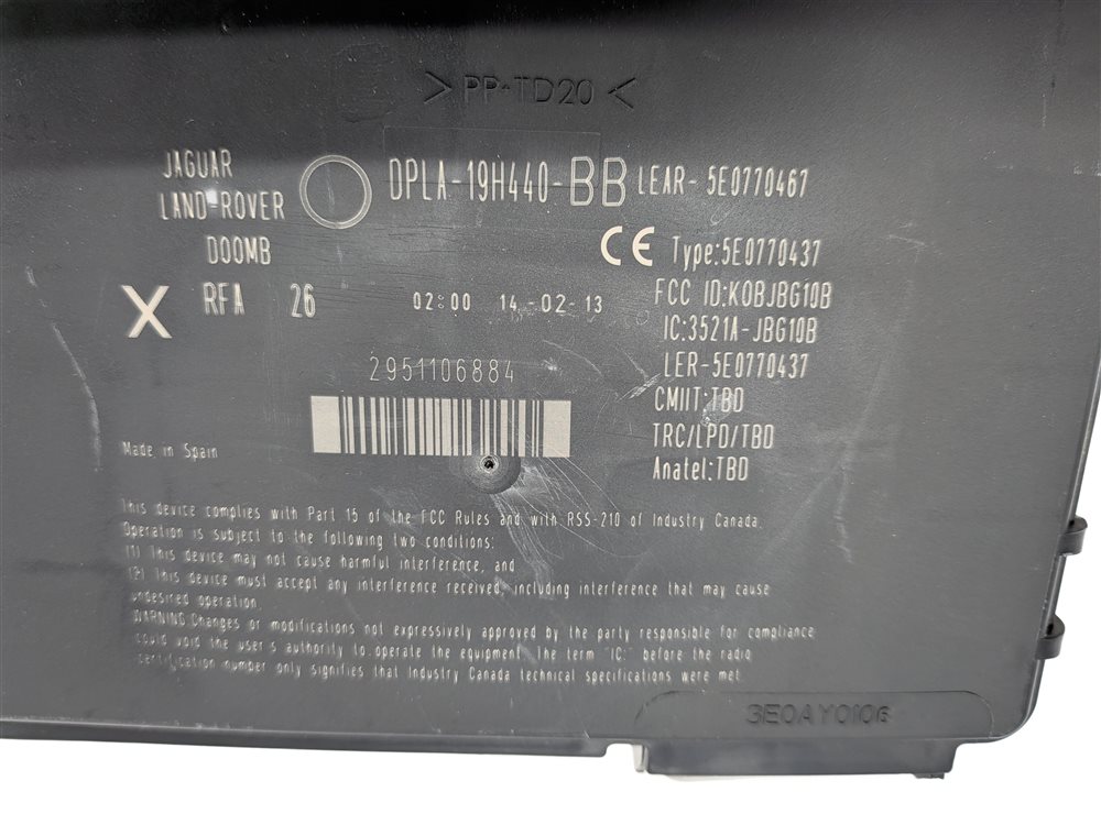 Thumbnail 18: 2013-2016 RANGE ROVER (L405) 5.0L N/A AJ133 ECM CLUSTER KEYLESS IGNITION KEY SET