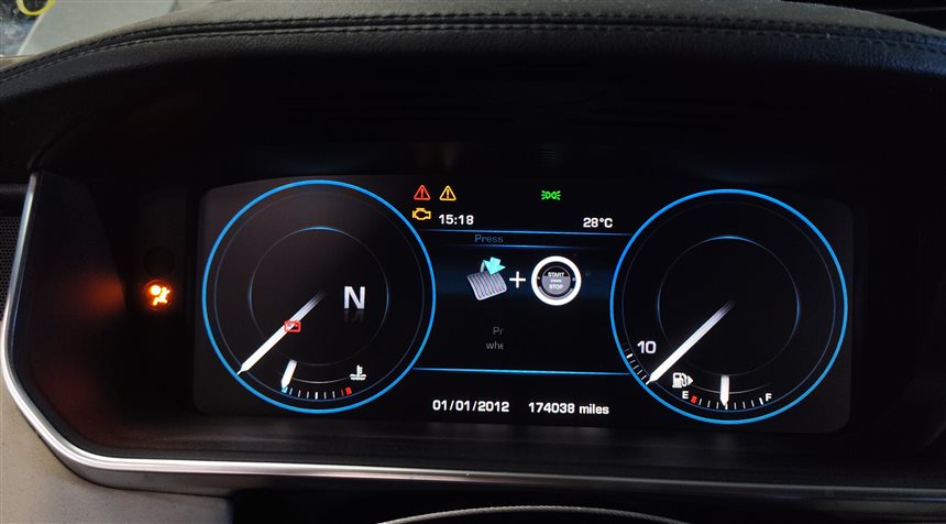 Thumbnail 2: 2013-2016 RANGE ROVER (L405) 5.0L N/A AJ133 ECM CLUSTER KEYLESS IGNITION KEY SET