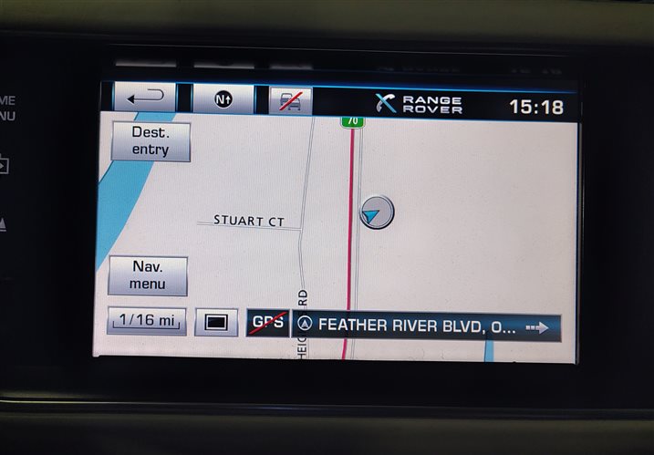 2013 RANGE ROVER (L405) FRONT DASH GPS NAVIGATION MEDIA CAMERA DISPLAY SCREEN