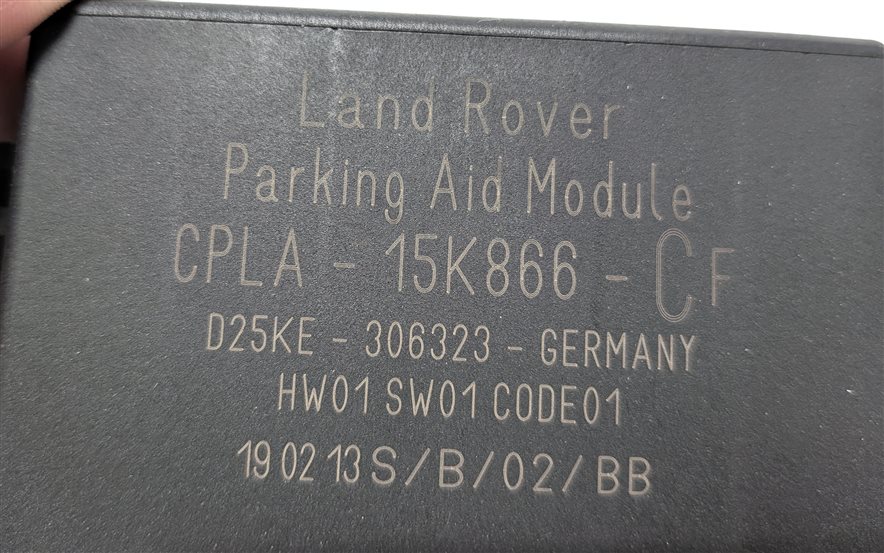 Thumbnail 6: 2013 RANGE ROVER (L405) PDC PARK DISTANCE SENSOR CONTROL MODULE