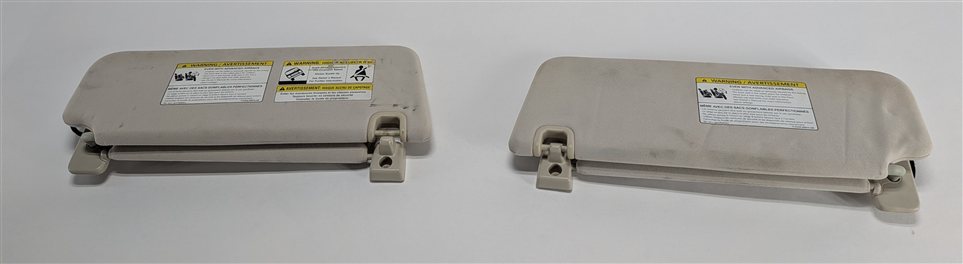 Thumbnail 3: 13-20 RANGE ROVER SPORT (L405 L494) FRONT LEFT & RIGHT SUNVISOR SET (GRAY)