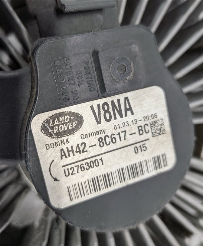 Thumbnail 5: 10-18 RANGE ROVER SPORT (L320 L322 L405 L494) SUPERCHARGED COOLING FAN w/ CLUTCH