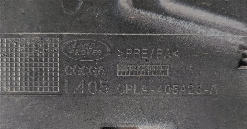 Thumbnail 5: 2013-2021 RANGE ROVER (L405) FUEL TANK DOOR LID COVER TRIM (Grey)