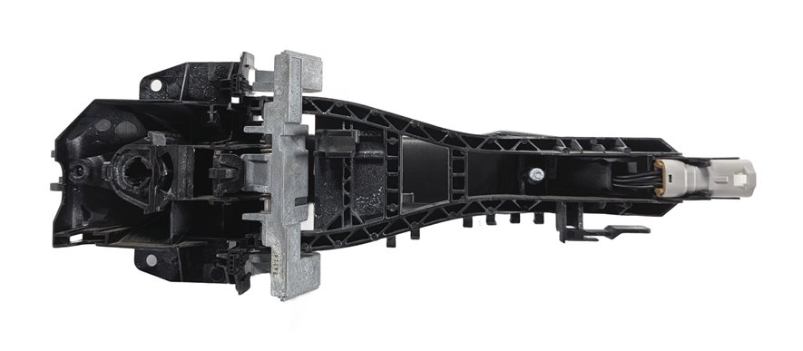 Thumbnail 4: 12-17 ROVER SPORT EVOQUE L405 L494 FRONT LEFT DRIVER PASSIVE DOOR HANDLE (Grey)