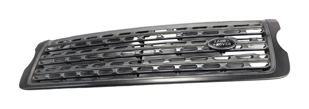 13-17 LAND RANGE ROVER L405 FRONT UPPER CENTER HOOD PRIMARY GRILLE (GRAY/SILVER)