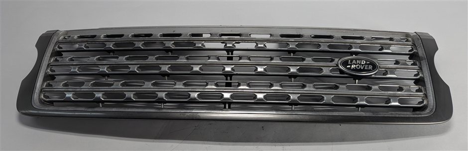 Thumbnail 3: 13-17 LAND RANGE ROVER L405 FRONT UPPER CENTER HOOD PRIMARY GRILLE (GRAY/SILVER)