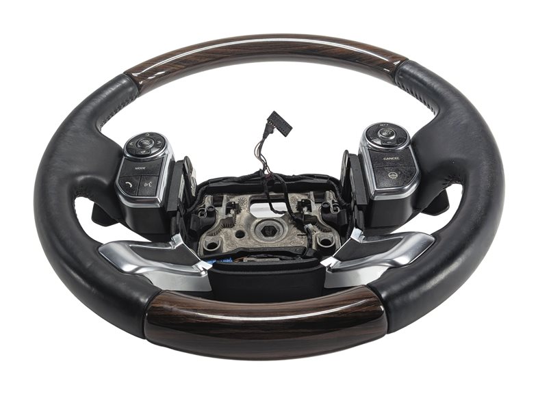 Thumbnail 3: 13-22 RANGE ROVER (L405) HEATED STEERING WHEEL w/ PADDLE & SWITCHES (BLACK WOOD)