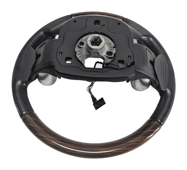 Thumbnail 5: 13-22 RANGE ROVER (L405) HEATED STEERING WHEEL w/ PADDLE & SWITCHES (BLACK WOOD)