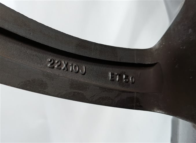 Thumbnail 10: 2013 RANGE ROVER (L405) 22X10 12-SPOKE DIAMOND CUT WHEEL RIM ET50 AFTERMARKET