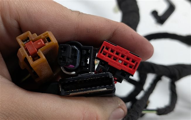 Thumbnail 6: 2013 RANGE ROVER (L405) CENTER CONSOLE WIRE WIRING HARNESS LOOM CK52-14B079-PE