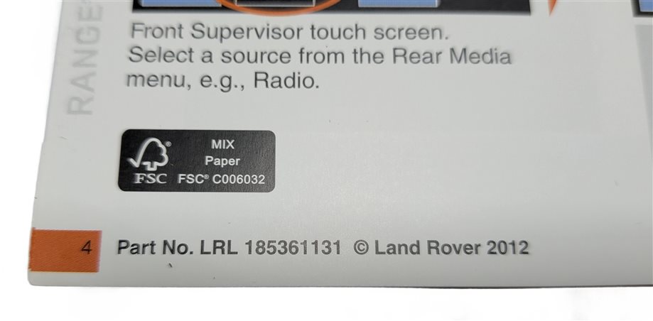 Thumbnail 10: 2013 RANGE ROVER (L405) 5.0L OWNER'S MANUAL BOOKLET HANDBOOK w/ CASE SET