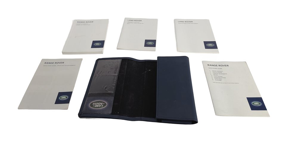 Thumbnail 6: 2013 RANGE ROVER (L405) 5.0L OWNER'S MANUAL BOOKLET HANDBOOK w/ CASE SET
