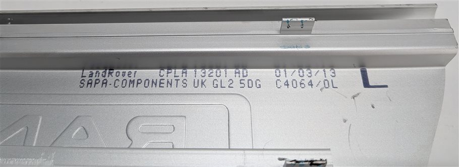 Thumbnail 10: 2013 RANGE ROVER (L405) FRONT REAR LEFT RIGHT DOOR SILL SCUFF PLATE TRIM SET/4