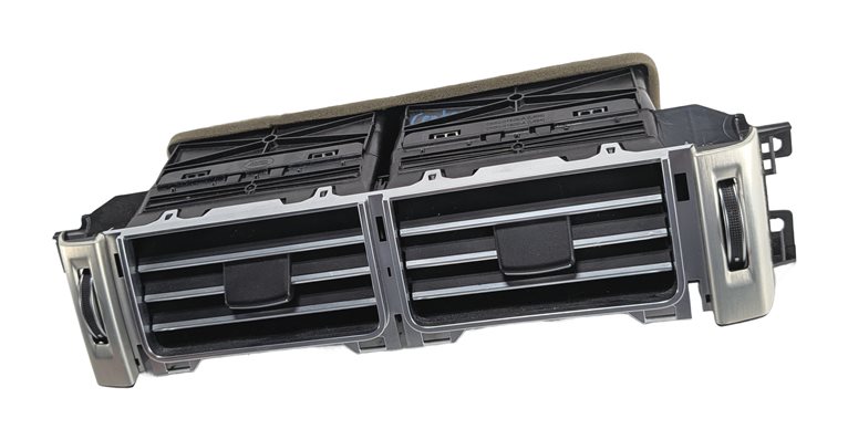 2013 RANGE ROVER (L405) FRONT CENTER DASH HEAT AIR AC VENT OUTLET BEZEL (Black)